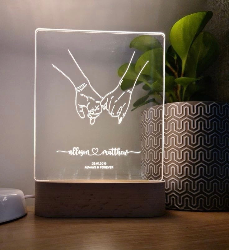 Couples Led Lamp