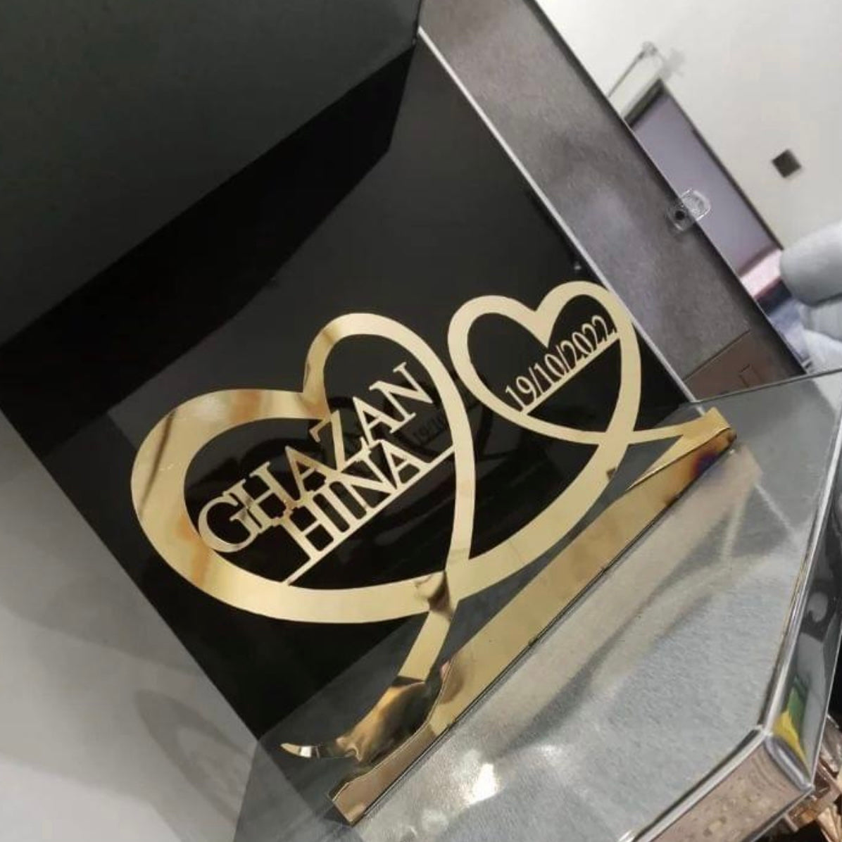 Lover Name Stand with Date