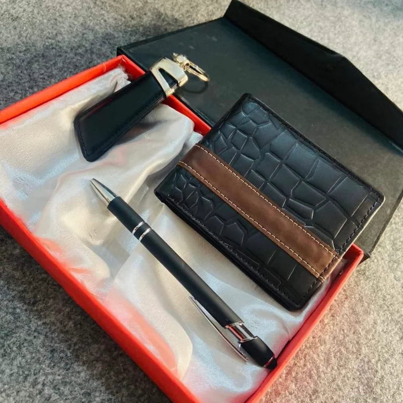 CROCODILE WALLET SET